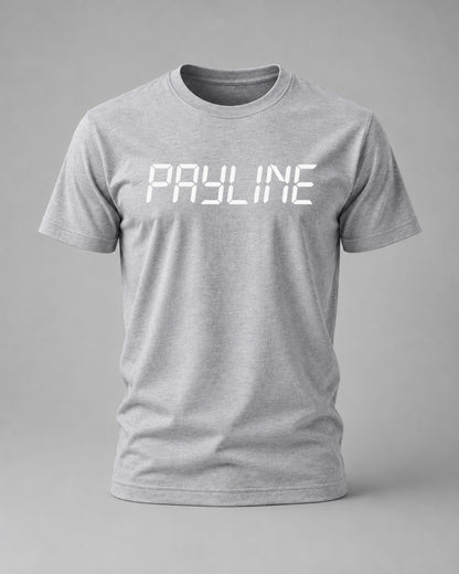 Gray Digital Payline Tee, Payline Casino Culture