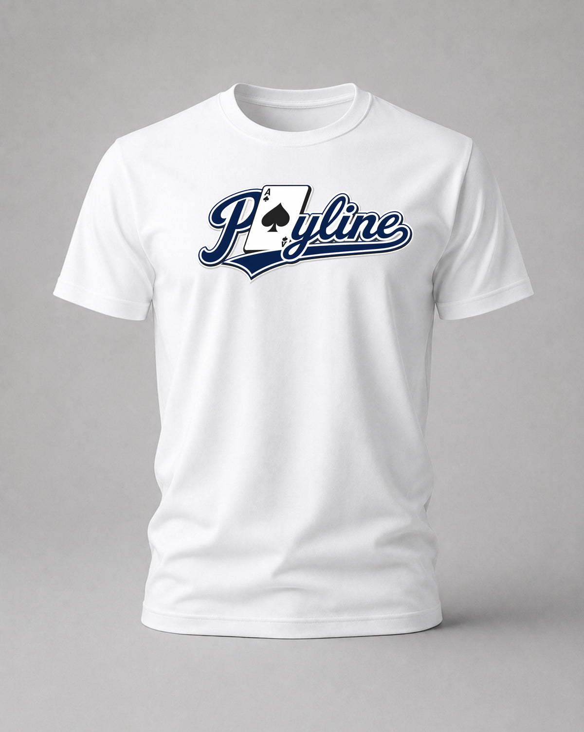 White Ace of Spades Tee, Payline Casino Culture