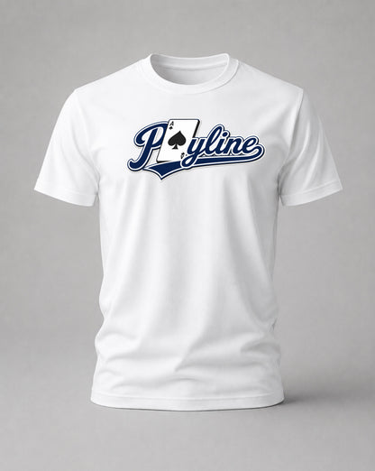 White Ace of Spades Tee, Payline Casino Culture