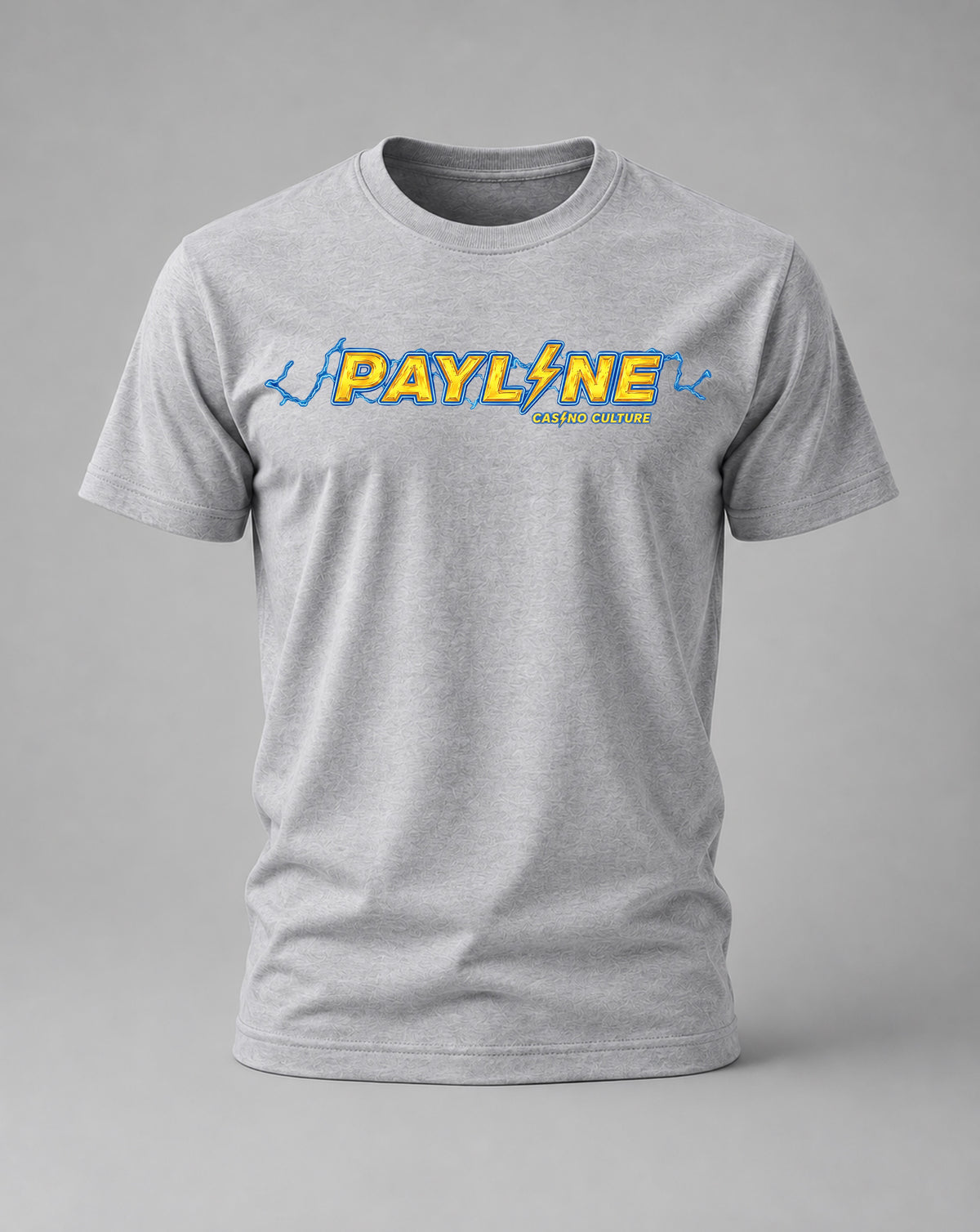 Gray High Voltage Payline Tee, Payline Casino Culture