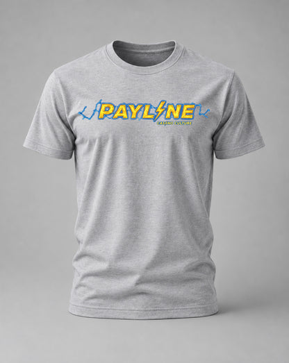 Gray High Voltage Payline Tee, Payline Casino Culture