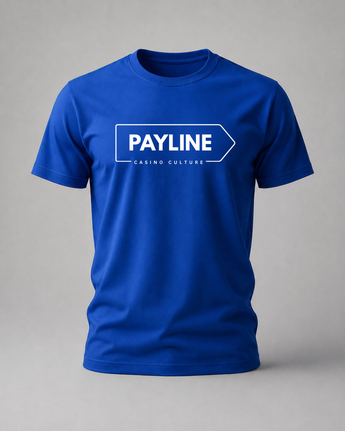 Blue Payline Flagship Logo Tee, Payline Casino Culture