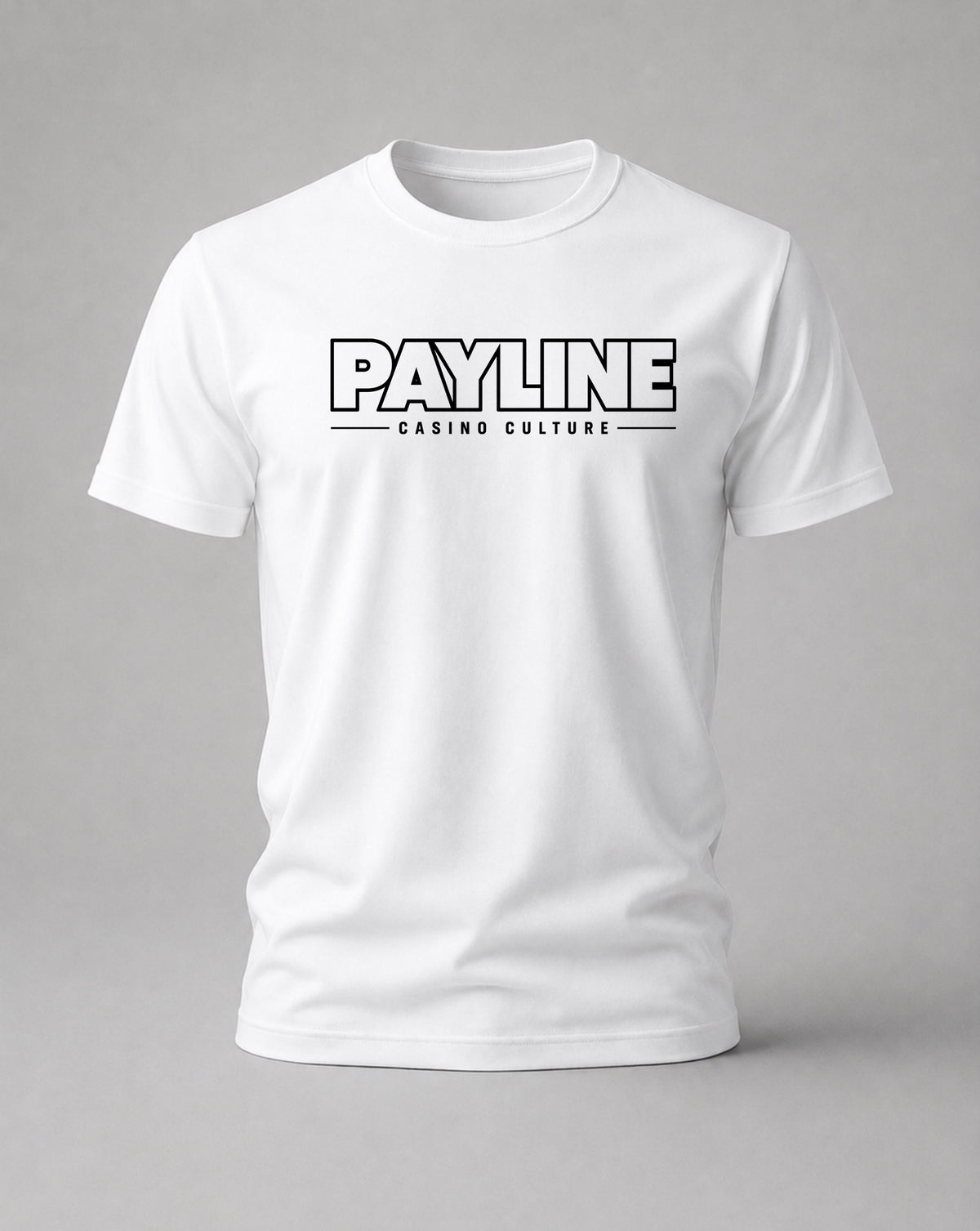 White Payline Core Tee, Payline Casino Culture
