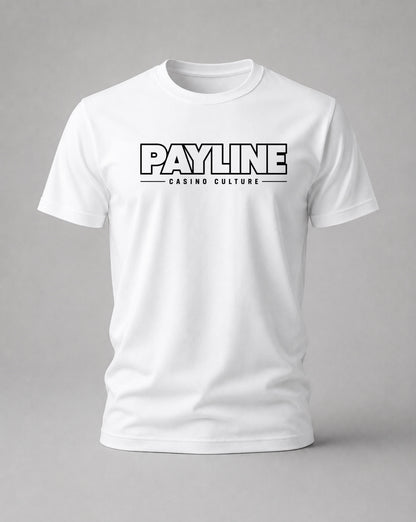 White Payline Core Tee, Payline Casino Culture